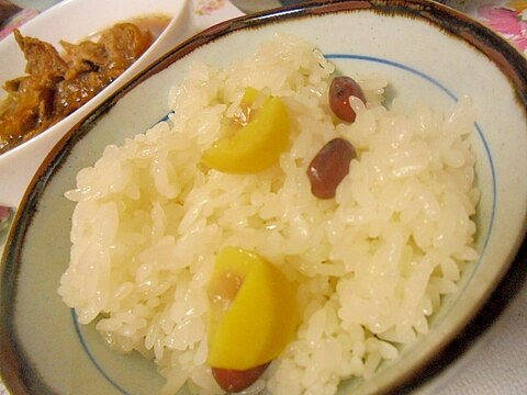 栗の炊き込みご飯